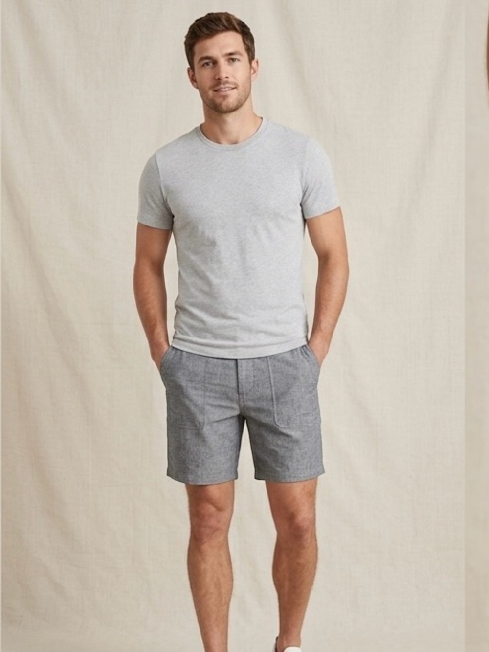 NWT Allbirds TreeBD Short Everyday Chambray Nyx Gray Size Large
